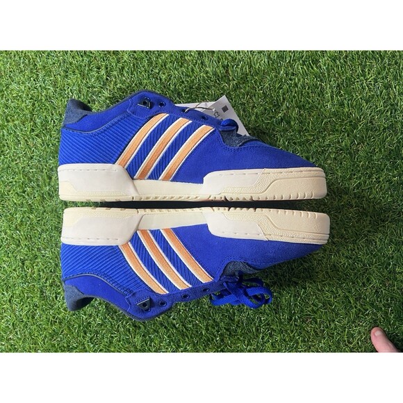 New Adidas New York Rivalry Low 86 (ID4755) "Blod Blue" Athletic Shoes Size 12 - Picture 4 of 8
